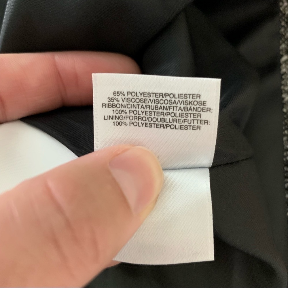 Anne Klein Black and White Tweed Blazer - Picture 4 of 4